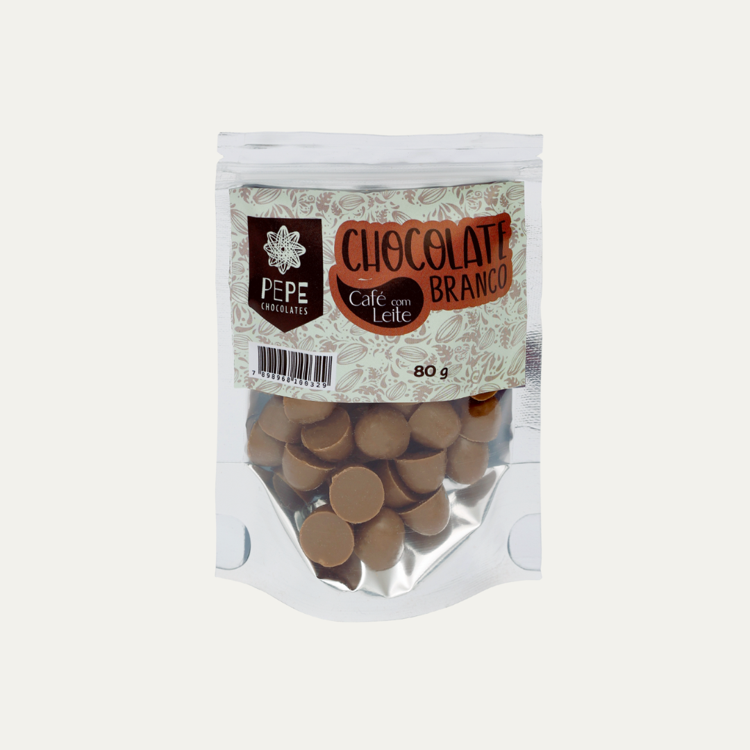 Gotas de Chocolate Café com Leite