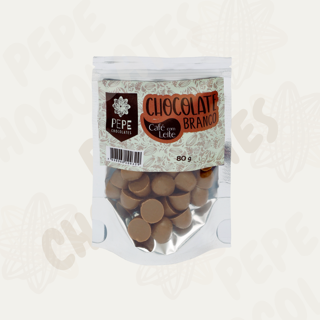 Gotas de Chocolate Café com Leite